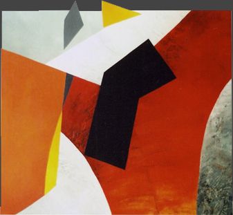 Doris CHASSEREZ - Incontro 3 - 37x46cm - huile Doris CHASSEREZ - Incontro 3 - 37x46cm - huile