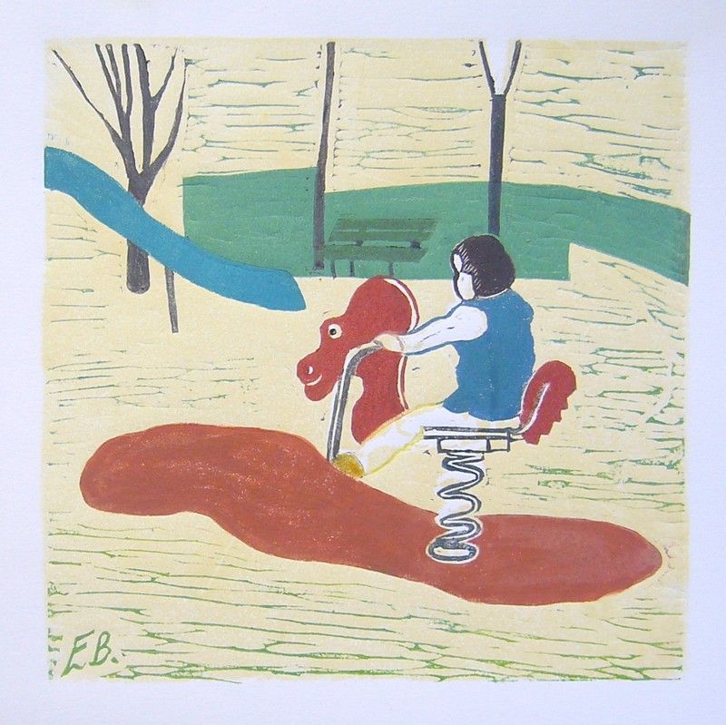 Eléonore BOURDEAUX - Le Square, feuille de format 30cmX30cm, 2012. Eléonore BOURDEAUX - Le Square, feuille de format 30cmX30cm, 2012.