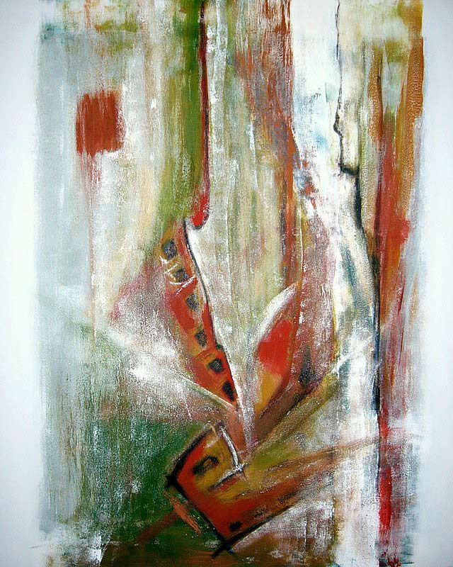 Eliana MOREIRA - VERTIGE -90x120 cm - 2008 - acrylique sur toile Eliana MOREIRA - VERTIGE -90x120 cm - 2008 - acrylique sur toile
