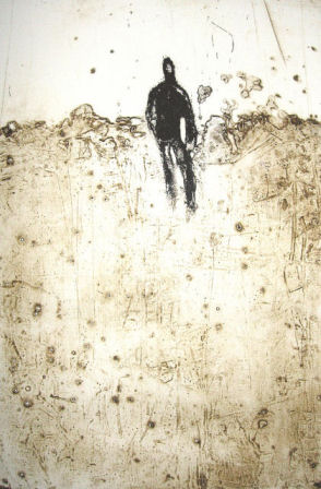 Eric JEGAT - Près de la terre, 56x38cm, 2009, eau-forte, aquatinte Eric JEGAT - Près de la terre, 56x38cm, 2009, eau-forte, aquatinte