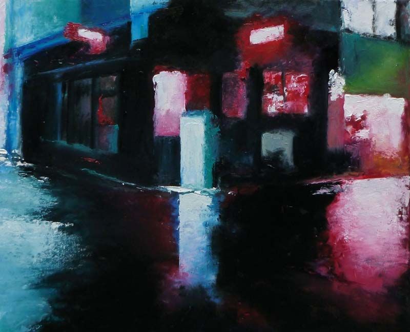 Eric Turlot - Rouge sera la nuit - Huile sur toile - 50 x 60 cm - 2011 Eric Turlot - Rouge sera la nuit - Huile sur toile - 50 x 60 cm - 2011