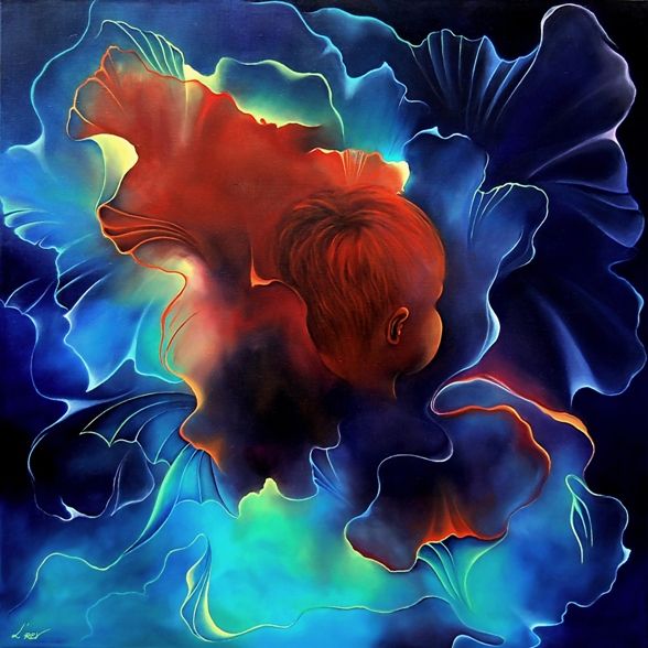 Evelyne LREV (Labadens-Robin) - Mare Infinitus-40x30cm-2006-Pastel Sec Evelyne LREV (Labadens-Robin) - Mare Infinitus-40x30cm-2006-Pastel Sec