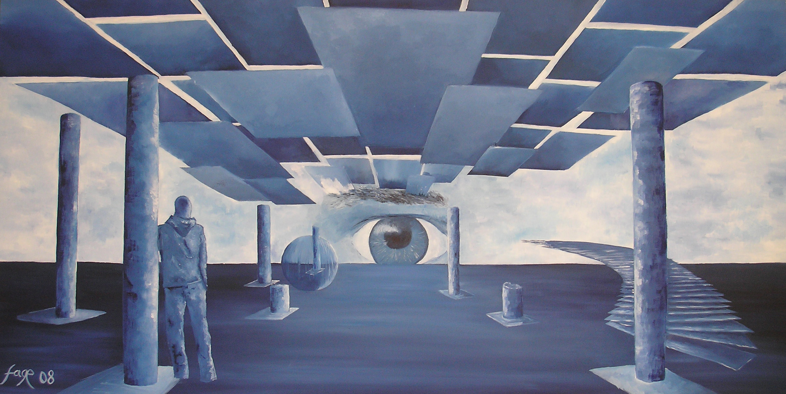 FABIEN GERIN - JE SAIS QUE ... 120X60 2008 HUILE SUR TOILE FABIEN GERIN - JE SAIS QUE ... 120X60 2008 HUILE SUR TOILE