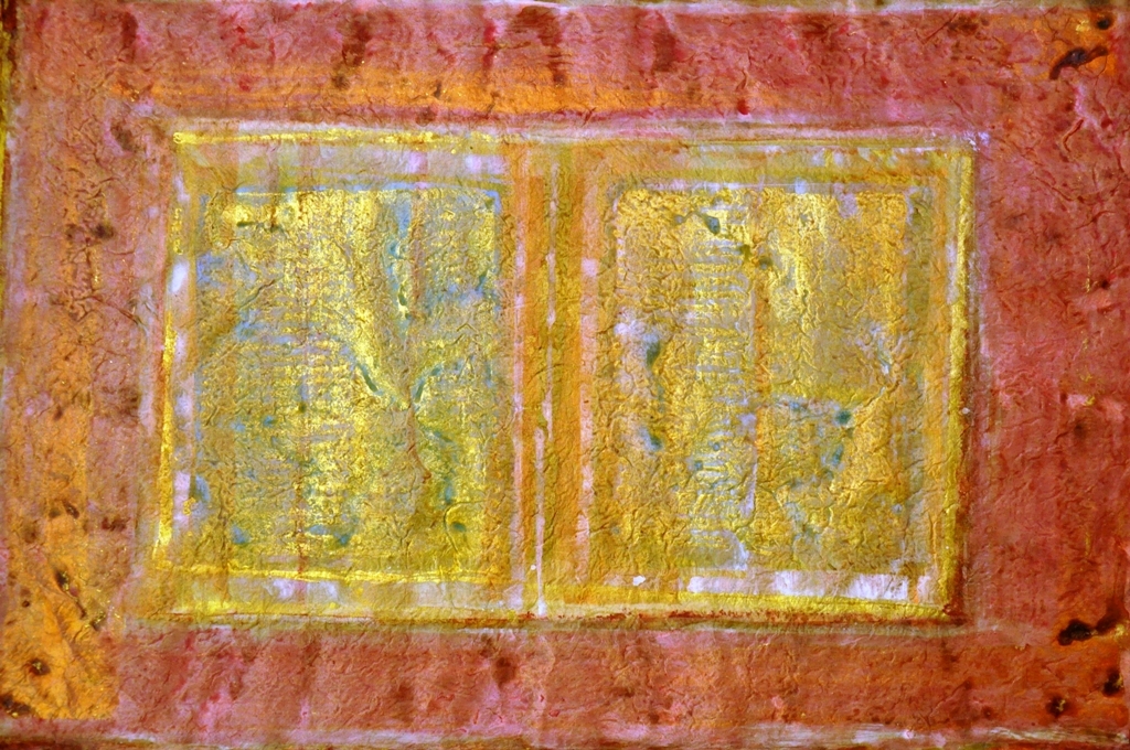 FRANCOISE HOUZE - PARCHEMIN /MIXTE SUR PAPIER FRANCOISE HOUZE - PARCHEMIN /MIXTE SUR PAPIER