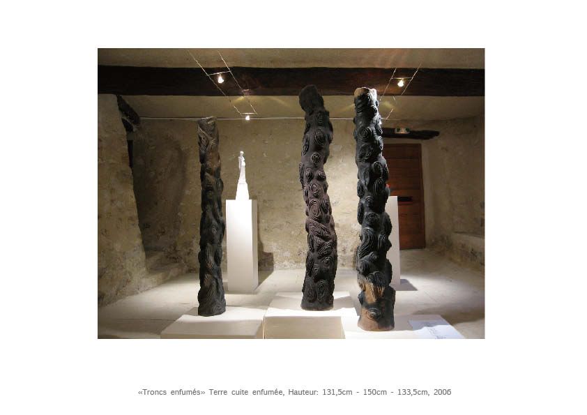 Flavie VAN DER STIGGHEL - Totems, 2007. Flavie VAN DER STIGGHEL - Totems, 2007.