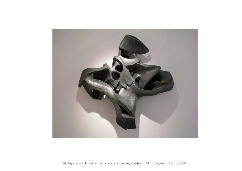 Flavie VAN DER STIGGHEL - L'aigle noir, 2008. Flavie VAN DER STIGGHEL - L'aigle noir, 2008.