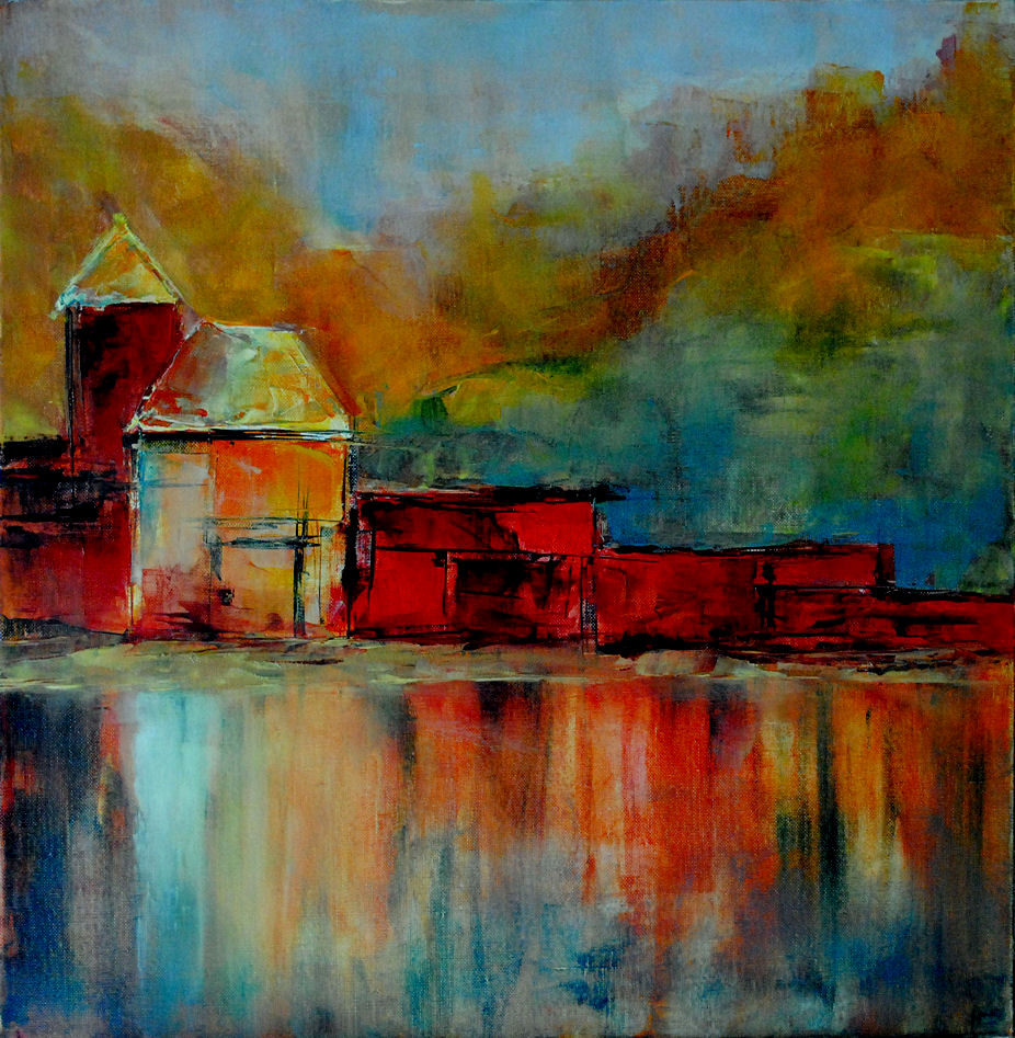 Francoise DUGOURD-CAPUT - Madinina, huile sur toile, 60x60,2011 Francoise DUGOURD-CAPUT - Madinina, huile sur toile, 60x60,2011