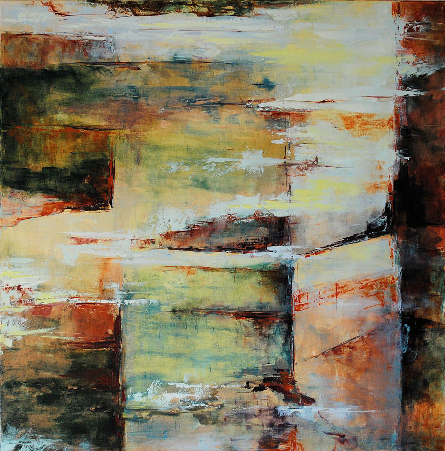 Francoise DUGOURD-CAPUT - Mystère, huile sur toile, 100x100, 2011 Francoise DUGOURD-CAPUT - Mystère, huile sur toile, 100x100, 2011