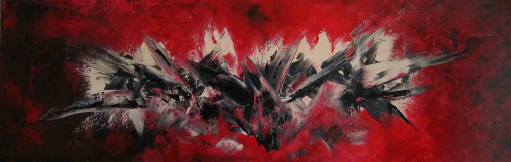Françoise-Nathalie DAUDIN - 2011 02 29, 50 cm x 50 cm, acrylique sur toile Françoise-Nathalie DAUDIN - 2011 02 29, 50 cm x 50 cm, acrylique sur toile