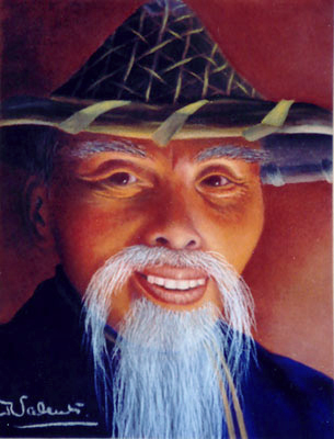 Françoise VALENTIN - Vieux Chinois 44x37 2007 pastel Françoise VALENTIN - Vieux Chinois 44x37 2007 pastel