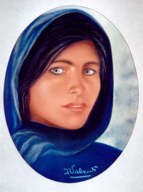 Françoise VALENTIN - Afghane 28x33 2010 pastel Françoise VALENTIN - Afghane 28x33 2010 pastel