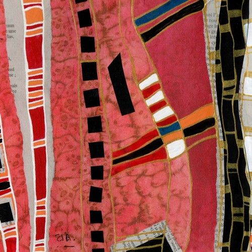 Françoise ZIA - Quadratum n° 23, 16 x 16 cm, 2011, Acrylique sur papier Françoise ZIA - Quadratum n° 23, 16 x 16 cm, 2011, Acrylique sur papier