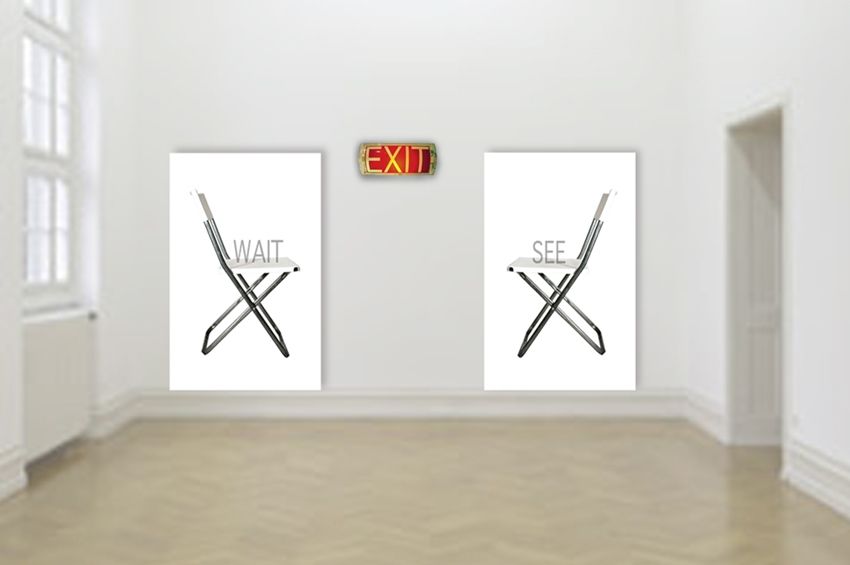 Frédéric GARNIER - wait/see, 2011. Photographies sur dibond Frédéric GARNIER - wait/see, 2011. Photographies sur dibond