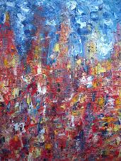 GAEL AUDEMAR VETTER - New York City- 30F - 2008 - Huile sur toile GAEL AUDEMAR VETTER - New York City- 30F - 2008 - Huile sur toile