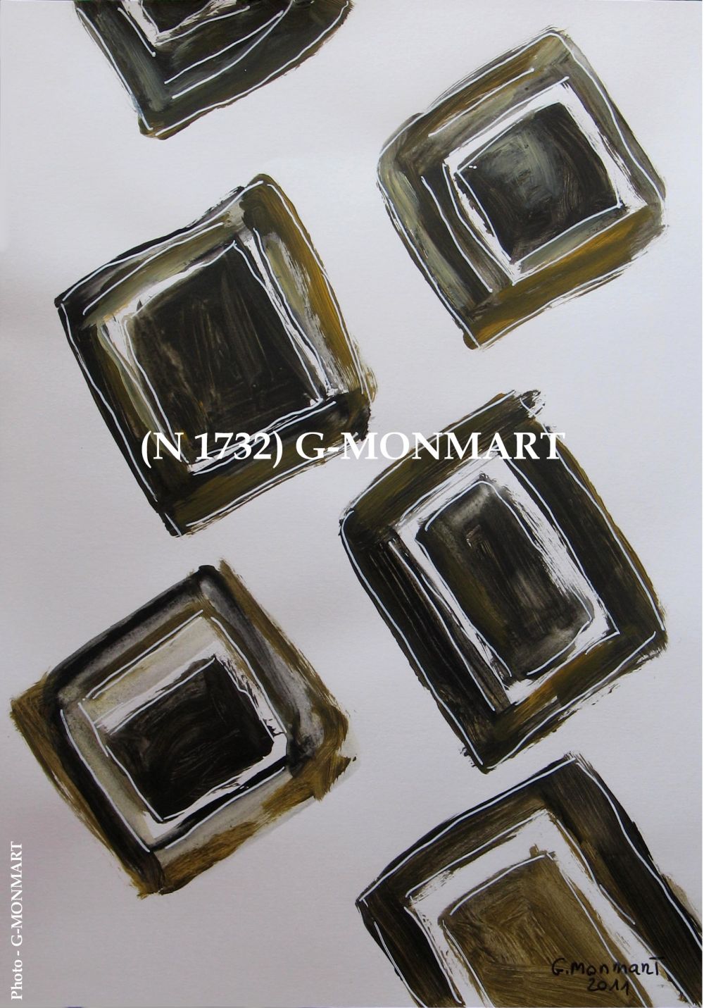 Ghislaine MONMART - ACRYLIQUE SUR PAPIER Ghislaine MONMART - ACRYLIQUE SUR PAPIER
