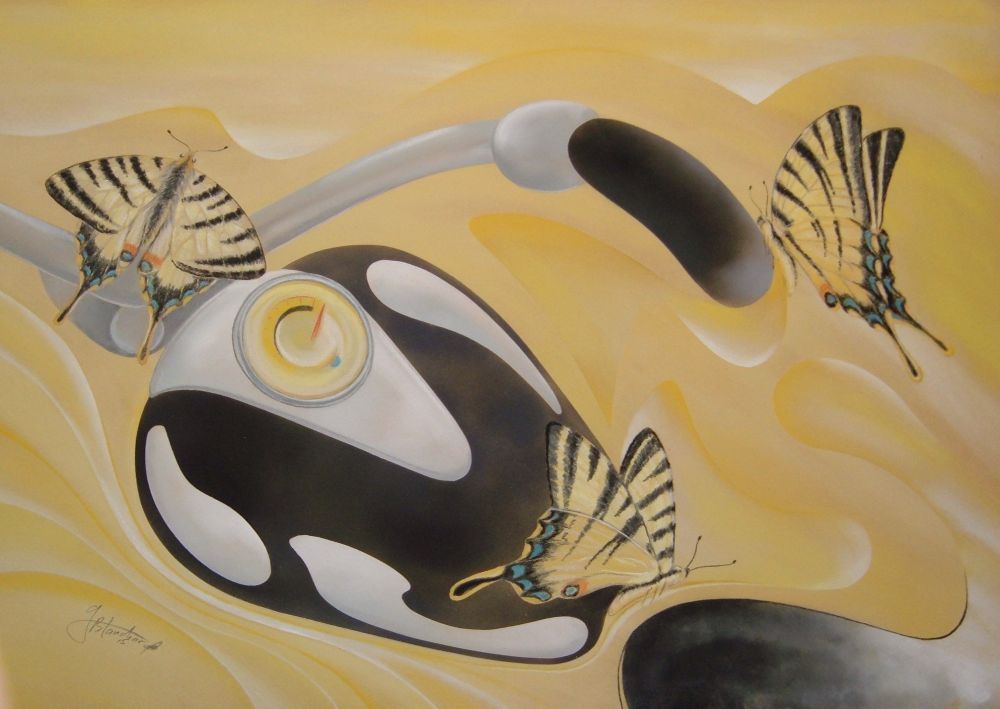 Gérard BLANCHARD - Macotte porte-bonheur 50x70 Gérard BLANCHARD - Macotte porte-bonheur 50x70
