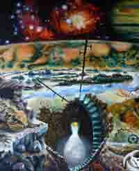 Guy Desarmagnat-Daise - Les rives du Temps, 87x79, 1978, huile Guy Desarmagnat-Daise - Les rives du Temps, 87x79, 1978, huile