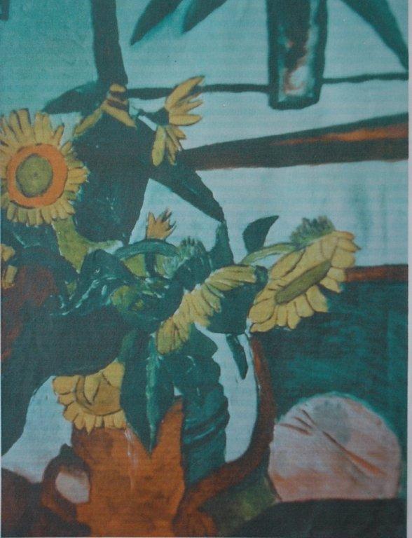 Hervé Gass - Tournesols, à Rueil H/T 55 x 46 Hervé Gass - Tournesols, à Rueil H/T 55 x 46