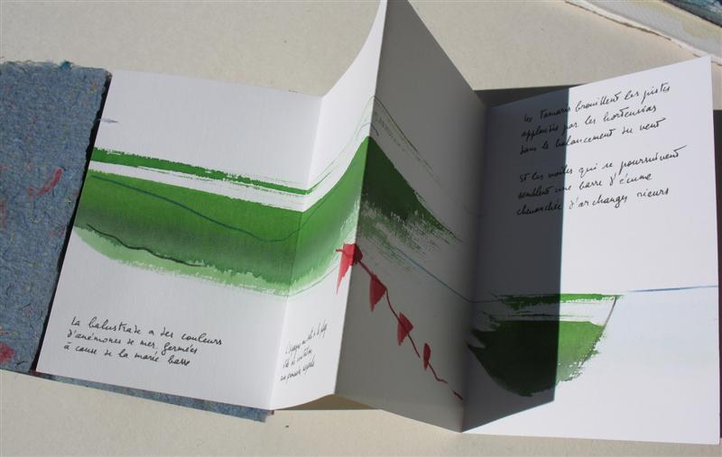 Inge Kresser - Le jardin marin, livre d'artiste avec Michel Butor Inge Kresser - Le jardin marin, livre d'artiste avec Michel Butor
