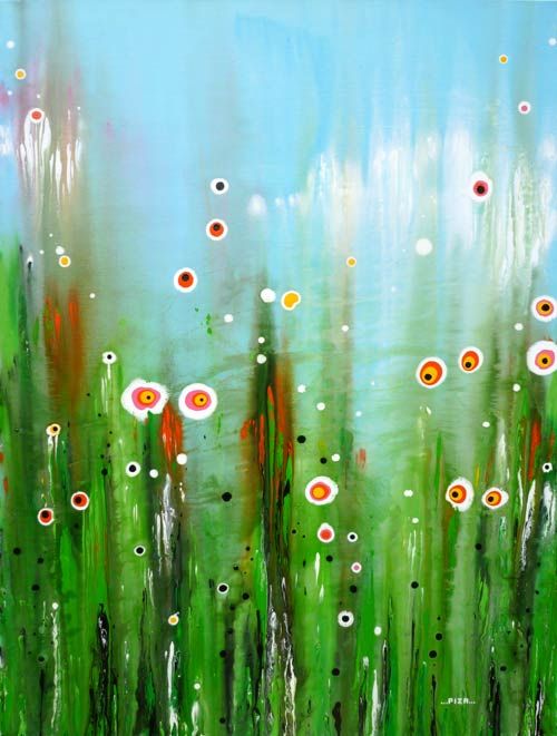 Isabelle Pelletane - Champ de vision (130 x 97 cm) - Acryliques sur toile, 2011 Isabelle Pelletane - Champ de vision (130 x 97 cm) - Acryliques sur toile, 2011