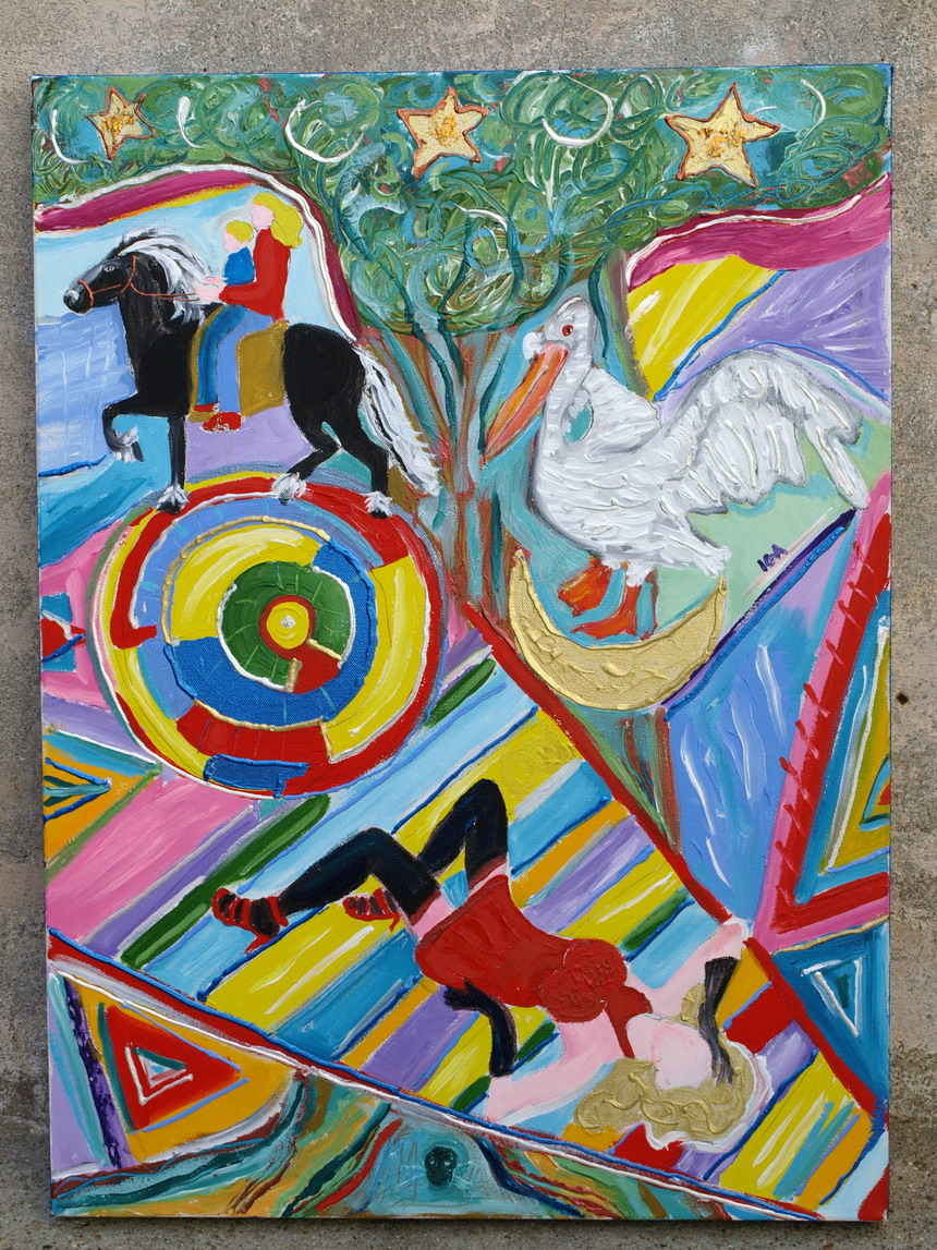 JADWIGA Gielniewski - La seule liberte s'appelait nécessite,73 X 54 ,2009 , t/acrylique JADWIGA Gielniewski - La seule liberte s'appelait nécessite,73 X 54 ,2009 , t/acrylique