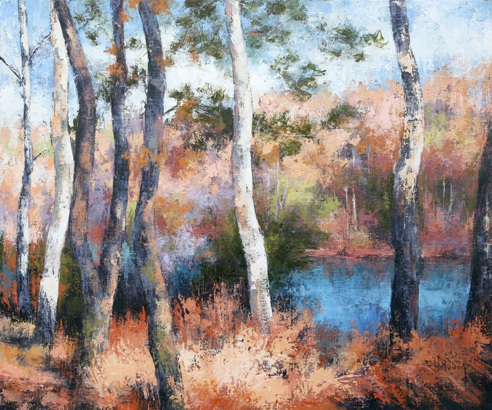 Jacqueline DUVOISIN - Au Ferret - 2008 - 65 x 54 - huile sur toile Jacqueline DUVOISIN - Au Ferret - 2008 - 65 x 54 - huile sur toile