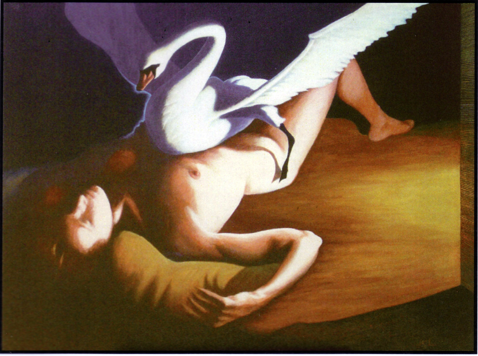 James LE GROS - Leda et le Cygne James LE GROS - Leda et le Cygne