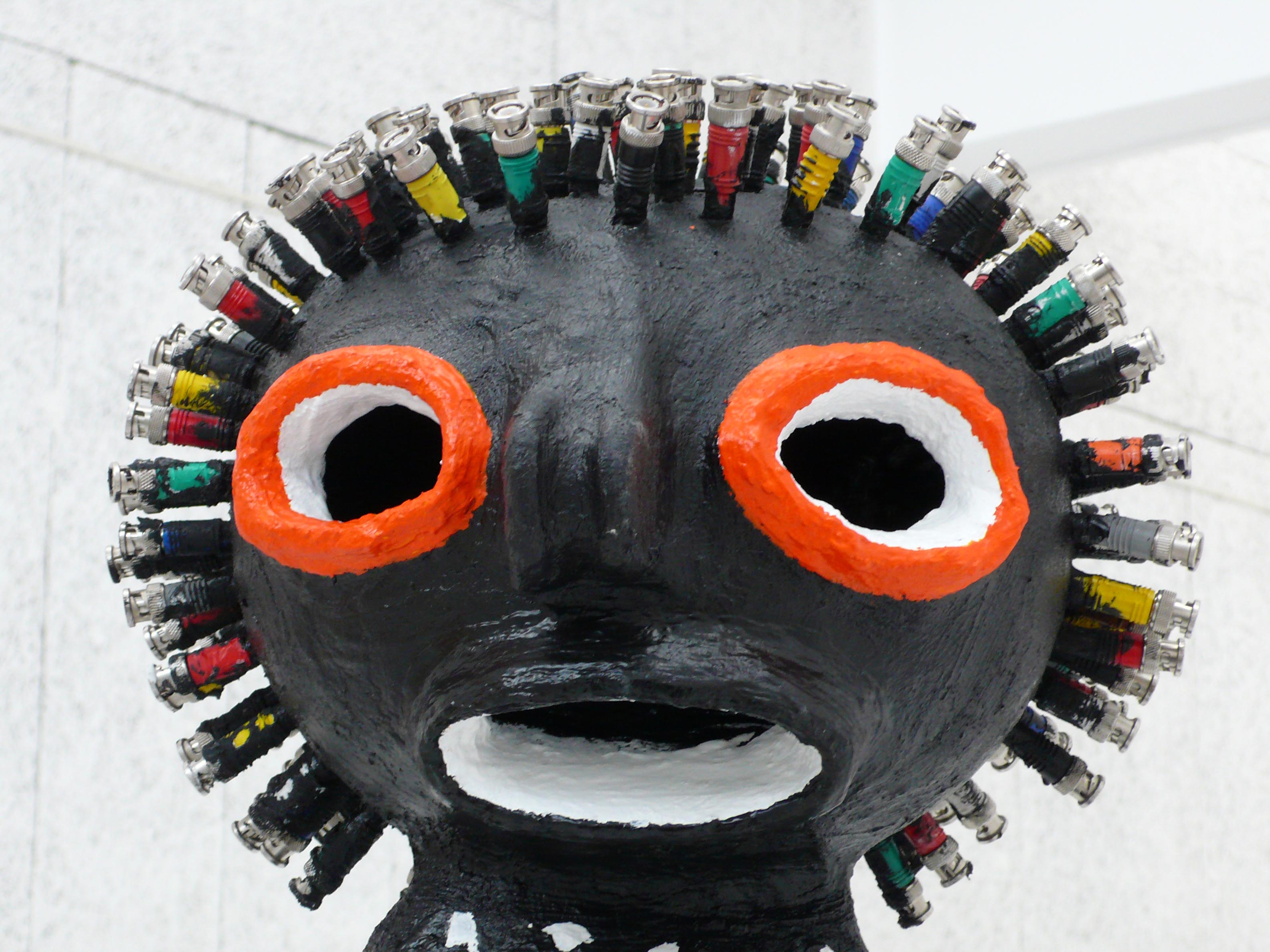 Jean-Claude K-BÔ - detail totems cariba 2009 Jean-Claude K-BÔ - detail totems cariba 2009