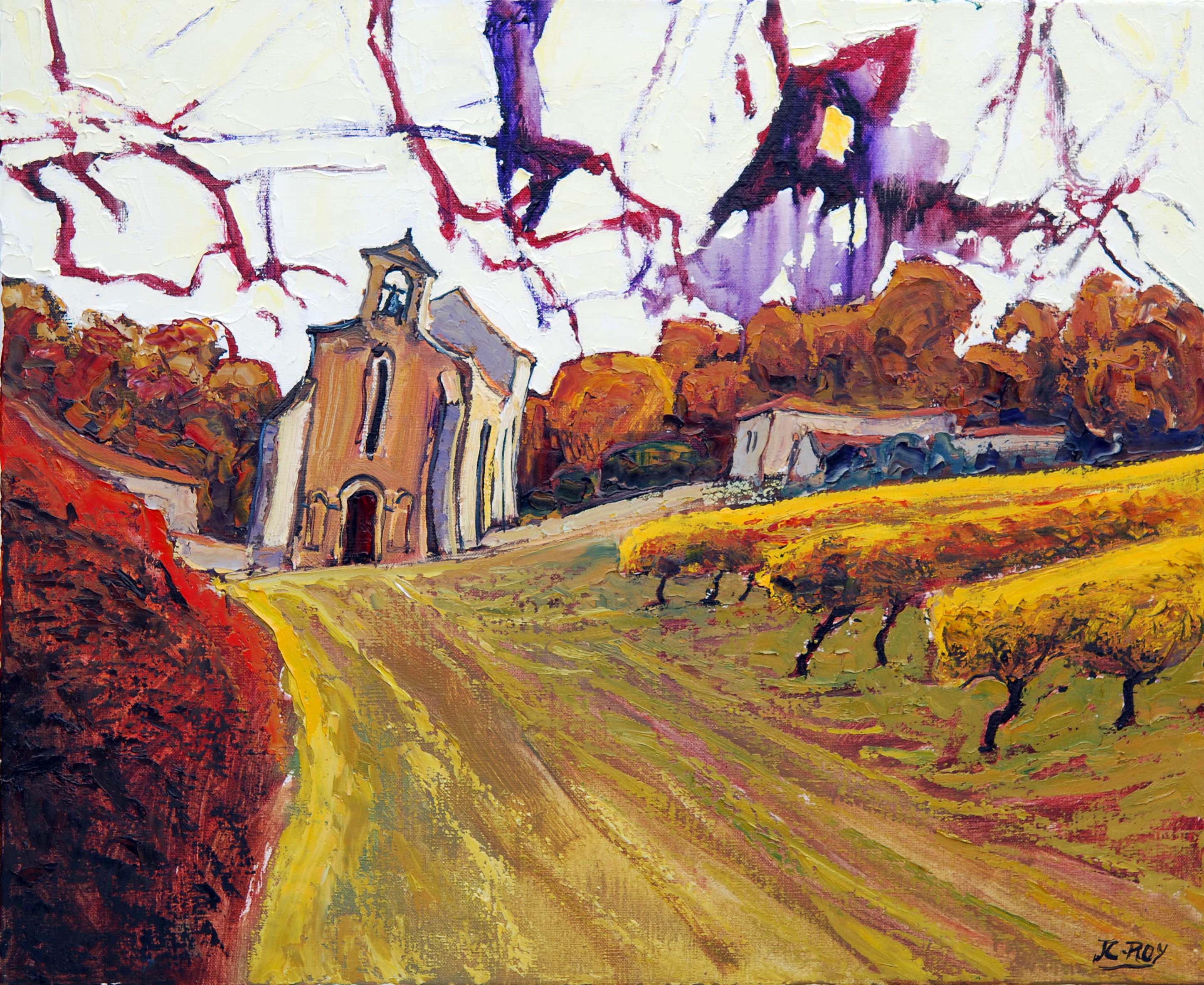 Jean Claude ROY - sonneville 12f huile 2010 Jean Claude ROY - sonneville 12f huile 2010