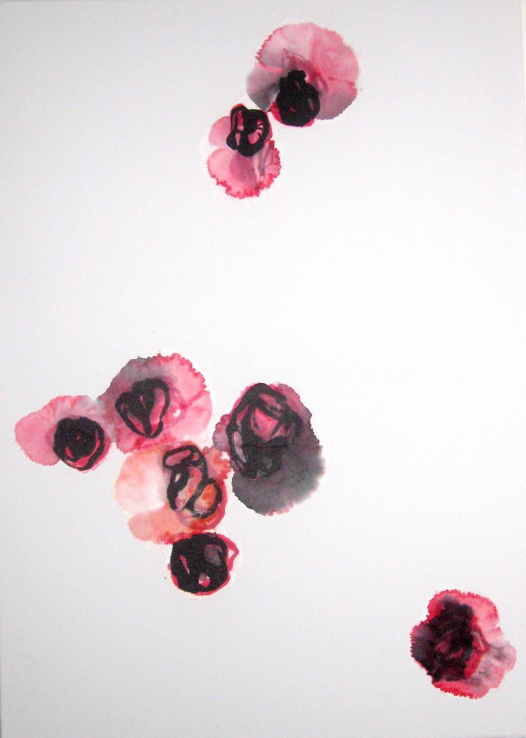 Jocelyne Outrequin - Acrylique et encre sur paier de riz marouflé sur toile, 100X80, oct 2010. Jocelyne Outrequin - Acrylique et encre sur paier de riz marouflé sur toile, 100X80, oct 2010.