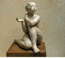 Joelle Ann DEROUBAIX - Argument, grès h. 40cm Joelle Ann DEROUBAIX - Argument, grès h. 40cm