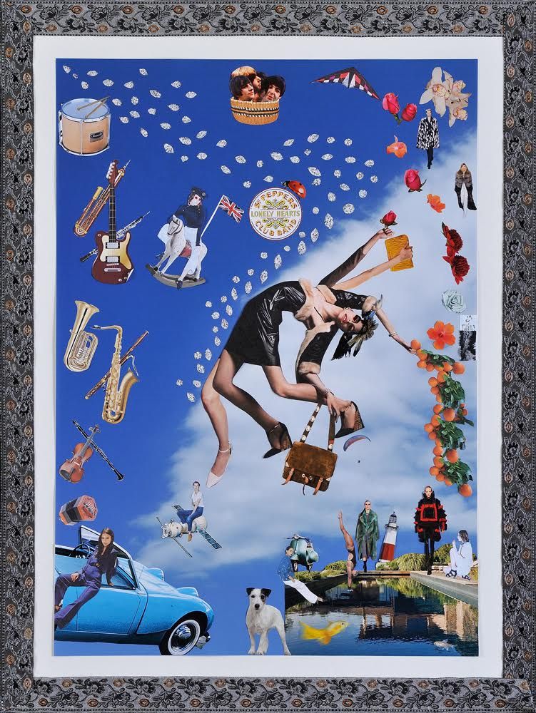 Joelle ISNARDON - SANS TITRE - Collage verre sur toile - 70 X 50cm Joelle ISNARDON - SANS TITRE - Collage verre sur toile - 70 X 50cm