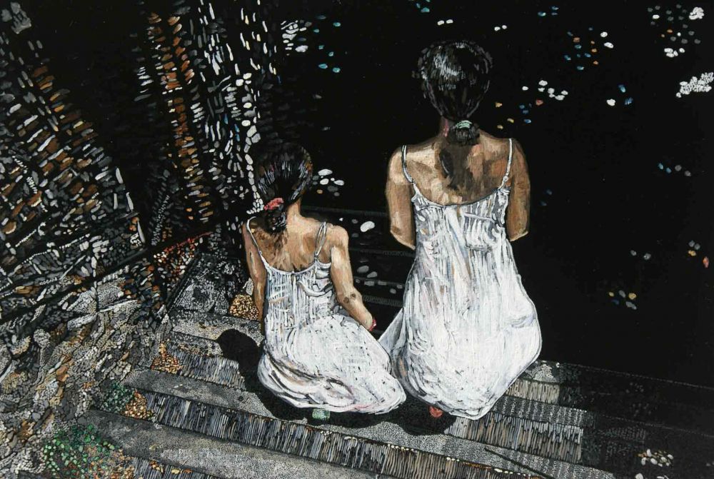 Kathleen CAILLIER - Adolescence - 60 x 50 cm - 2010 - huile sur toile Kathleen CAILLIER - Adolescence - 60 x 50 cm - 2010 - huile sur toile