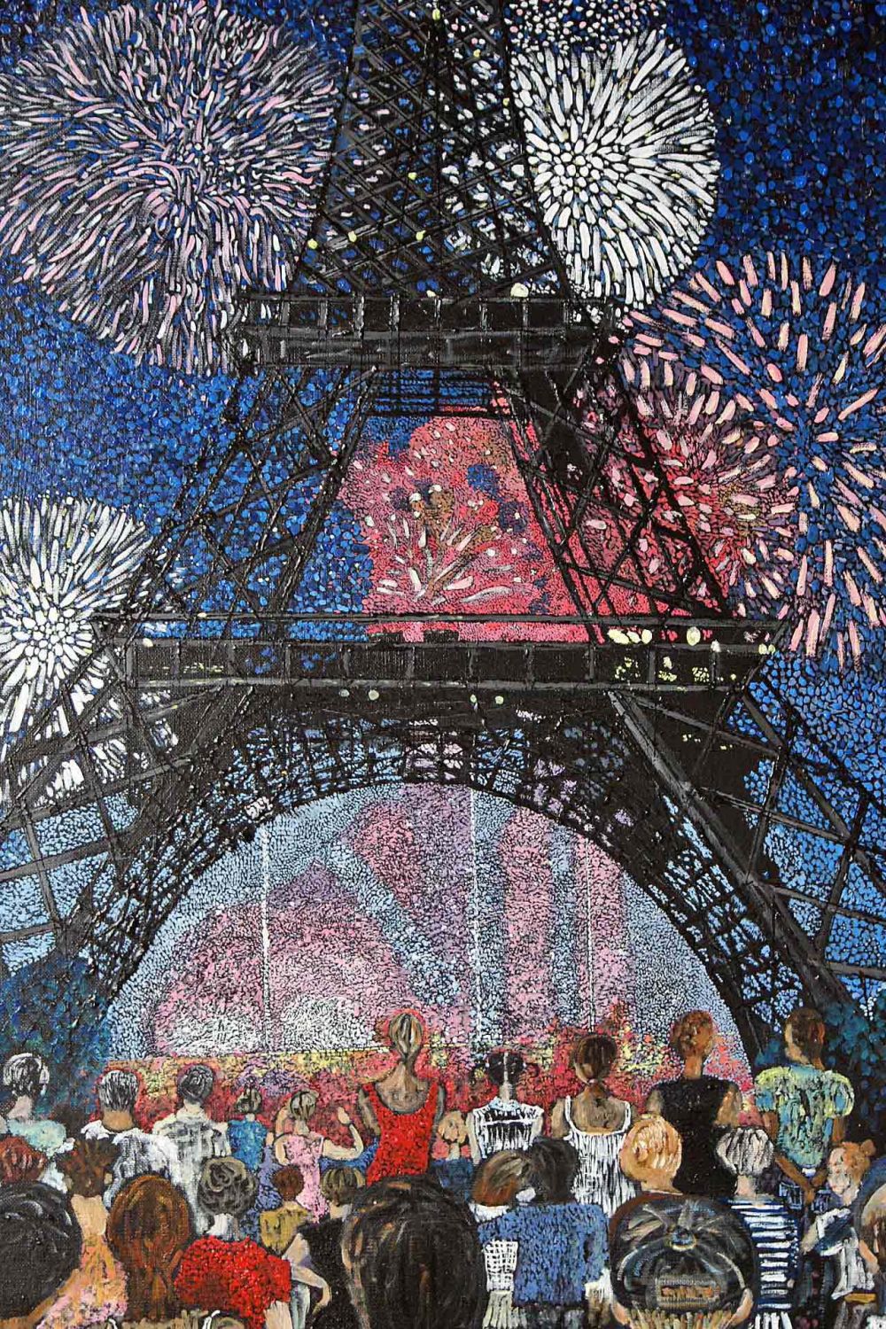 Kathleen CAILLIER - Artifices - 50 x 100 cm - 2011 - huile sur toile Kathleen CAILLIER - Artifices - 50 x 100 cm - 2011 - huile sur toile