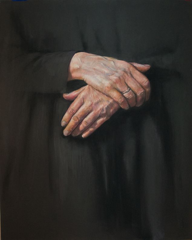 Laurence GENSOLI - Les mains. 65X50cm. 2011 Pastel. Laurence GENSOLI - Les mains. 65X50cm. 2011 Pastel.