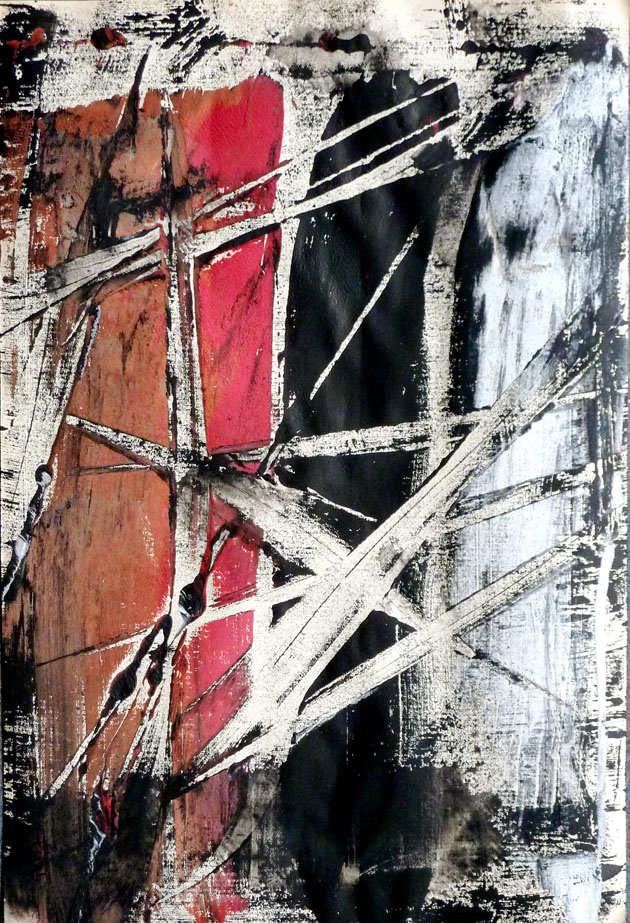 Laurence Montceau - Sans Titre, 35x55, Monotype, 2010 Laurence Montceau - Sans Titre, 35x55, Monotype, 2010