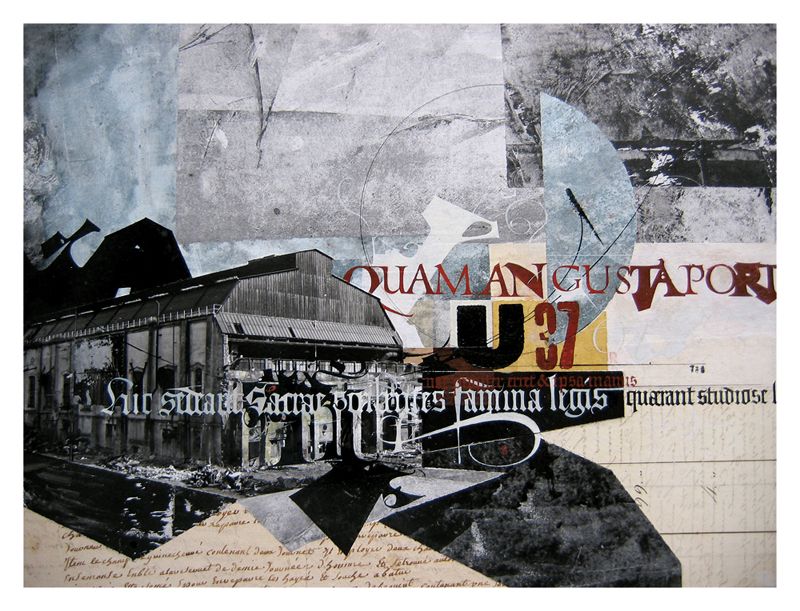 Laurent PFLUGHAUPT - La Porte 40 x50 cm. 2010. Techniques mixtes sur carton toilé Laurent PFLUGHAUPT - La Porte 40 x50 cm. 2010. Techniques mixtes sur carton toilé