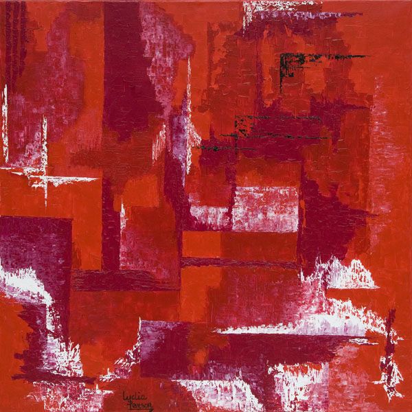 Lydia PERSON - Révolution sur Prokofiev 100x100 Acryl finition huile Lydia PERSON - Révolution sur Prokofiev 100x100 Acryl finition huile