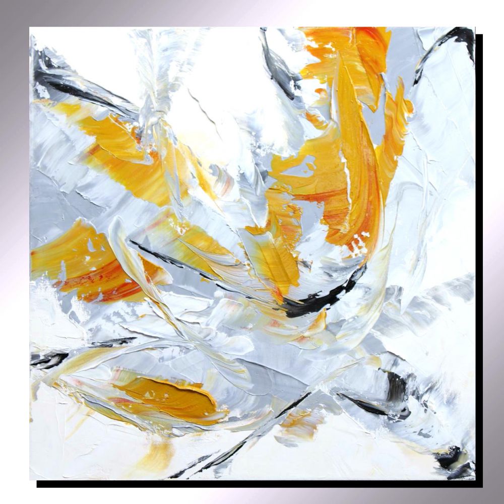 M CLAUSSE-BECKER - résurgence 40x40 cm huile M CLAUSSE-BECKER - résurgence 40x40 cm huile