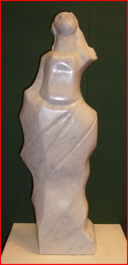 MARIE FANG - Sirène,20x50x35cm,2010,Albâtre MARIE FANG - Sirène,20x50x35cm,2010,Albâtre