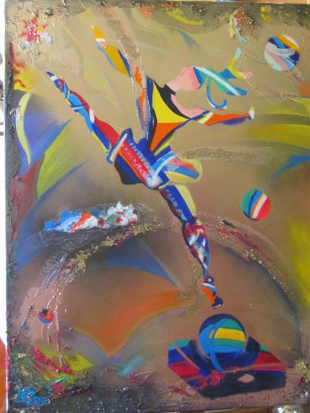 MARIE MUNCH - PAR DESSUS TERRE 73X92 technique mixte MARIE MUNCH - PAR DESSUS TERRE 73X92 technique mixte