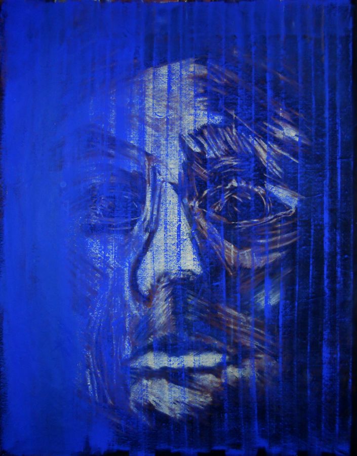 Marie Christine BEGUET - Autoportrait - huile sur toile 170x130cm - 2010 Marie Christine BEGUET - Autoportrait - huile sur toile 170x130cm - 2010