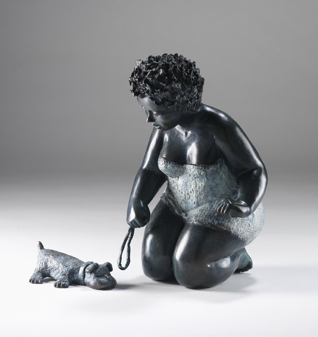 MIMI PEYRE - Avance, Daisy !28cm, 2008, bronze MIMI PEYRE - Avance, Daisy !28cm, 2008, bronze