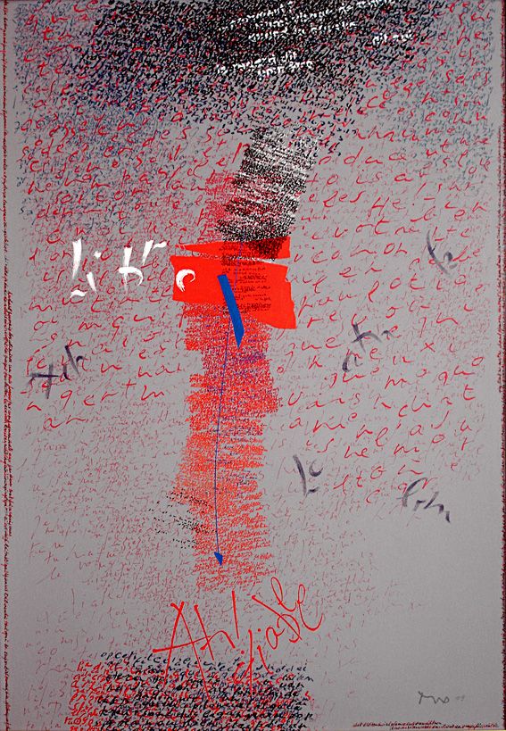 MIREILLE W. DESCOMBES - Le philosophe, esquisse, 70cm x 100cm, acrylique sur carton MIREILLE W. DESCOMBES - Le philosophe, esquisse, 70cm x 100cm, acrylique sur carton
