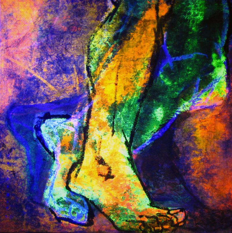 Marie Christine PALOMBIT - Série Les Glaciers : Batik Rouge en Duo (extrait) (72x72) 2007. Pastel, acrylique, huile sur papier. Marie Christine PALOMBIT - Série Les Glaciers : Batik Rouge en Duo (extrait) (72x72) 2007. Pastel, acrylique, huile sur papier.
