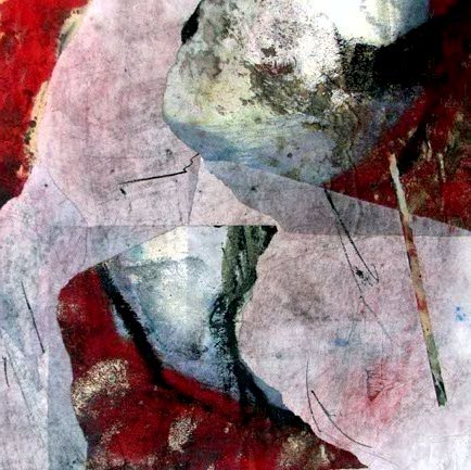 Marie Christine PALOMBIT - Série Les Abstraits : Organique Abstrait rouge (70x70) 2007. Pastel, acrylique, sur papier. Collection privée Marie Christine PALOMBIT - Série Les Abstraits : Organique Abstrait rouge (70x70) 2007. Pastel, acrylique, sur papier. Collection privée