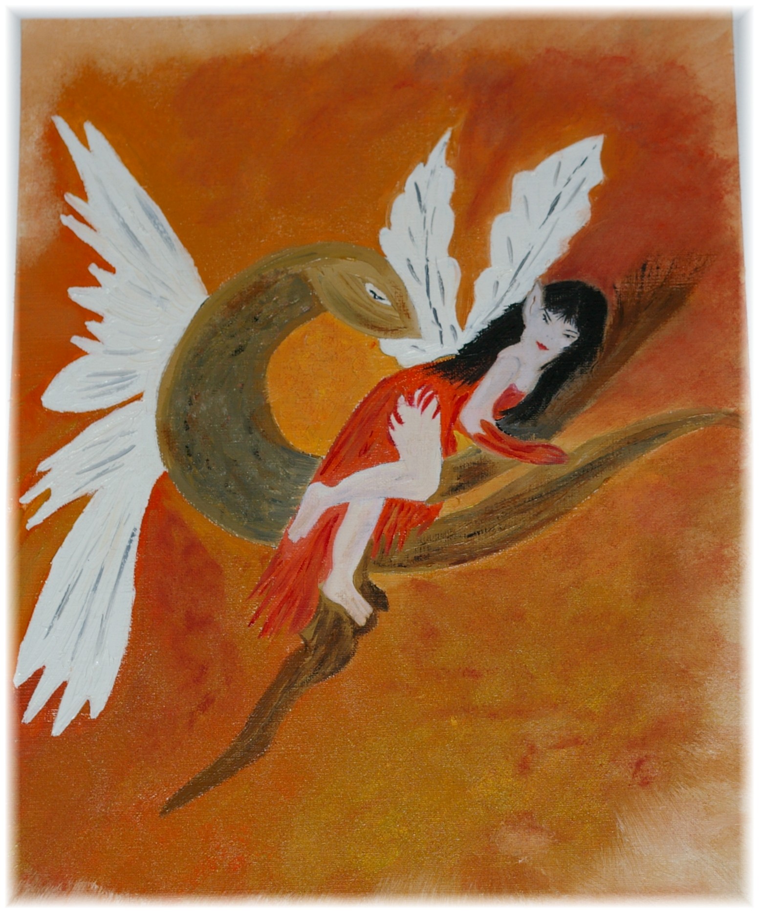 Marie-Laure PILLAC - Mon bel oiseau huile 2009 30 /20 Marie-Laure PILLAC - Mon bel oiseau huile 2009 30 /20