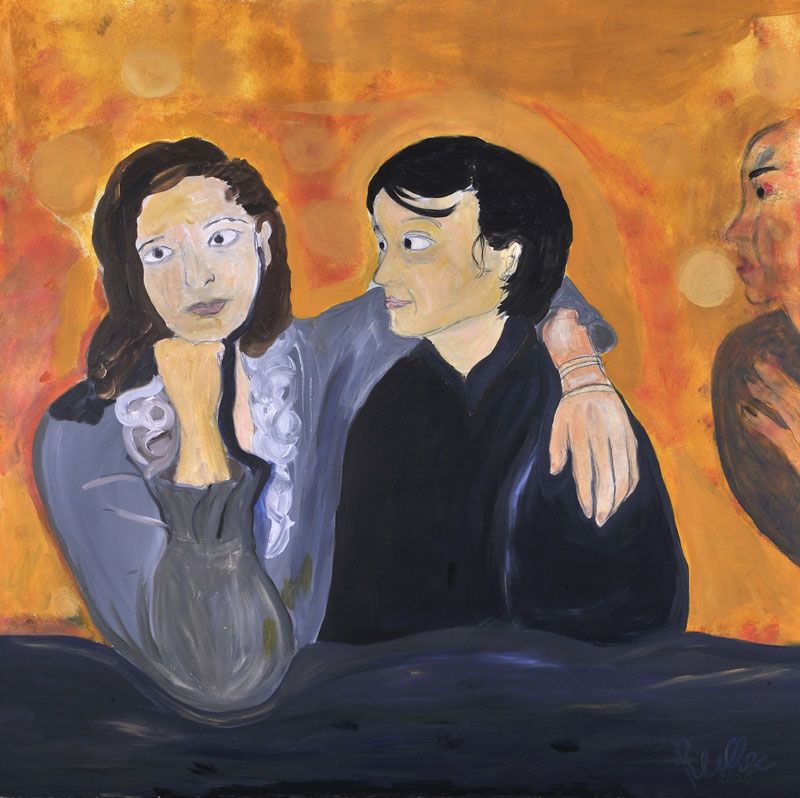 Marie Reilhac - 3 panneaux de 150x60cm, avril-mai 2012, acrylique sur bois Marie Reilhac - 3 panneaux de 150x60cm, avril-mai 2012, acrylique sur bois