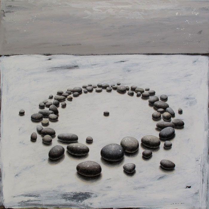 Marylin CAVIN - Rose volutes, strates infimes - 80 x 80 cm - 2011 - Acrylique, fusain/pierre noire et collages sur toile Marylin CAVIN - Rose volutes, strates infimes - 80 x 80 cm - 2011 - Acrylique, fusain/pierre noire et collages sur toile
