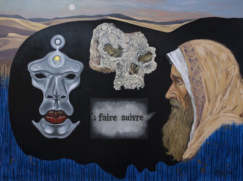 Michael DORN - Machinations du Grand Désir (121.92 cm x 91.44 cm - huile sur toile) 2009-2011 Michael DORN - Machinations du Grand Désir (121.92 cm x 91.44 cm - huile sur toile) 2009-2011